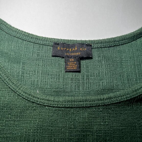 CURRENT AIR Green Katrijn Puff Sleeve Top Size XS - Picture 8 of 14